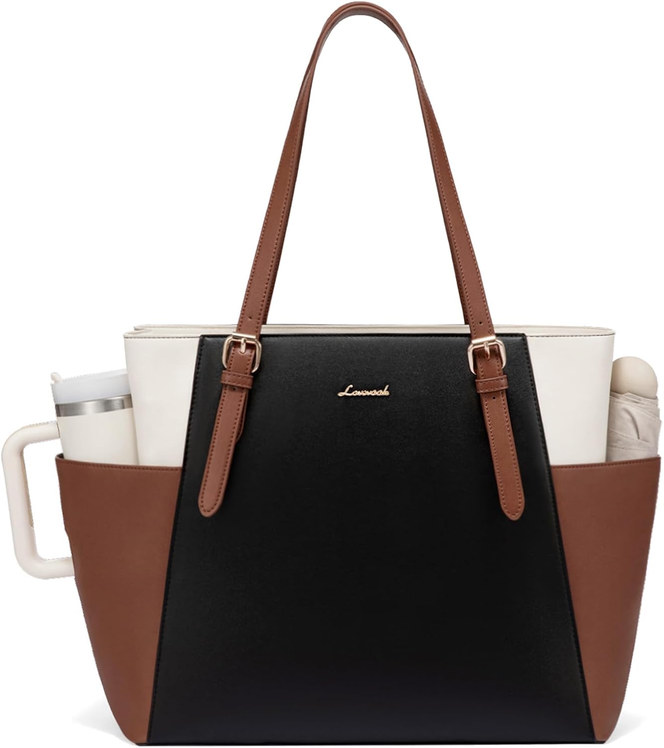 Laptop Tote Bag | Large Water bottle Holder