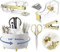 Desk Organizer & Accessories Set with Rotating Pen Holder
