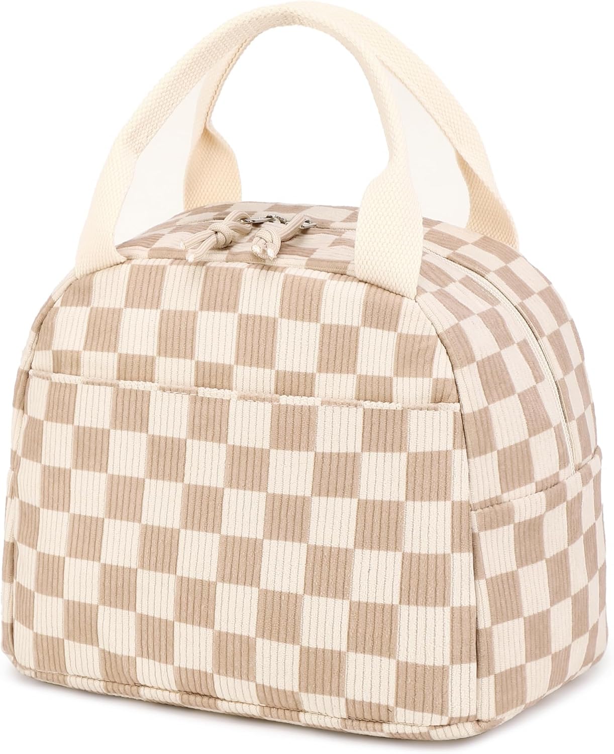 Corduroy Insulated Lunch Bag – Stylish & Reusable Lunch Tote