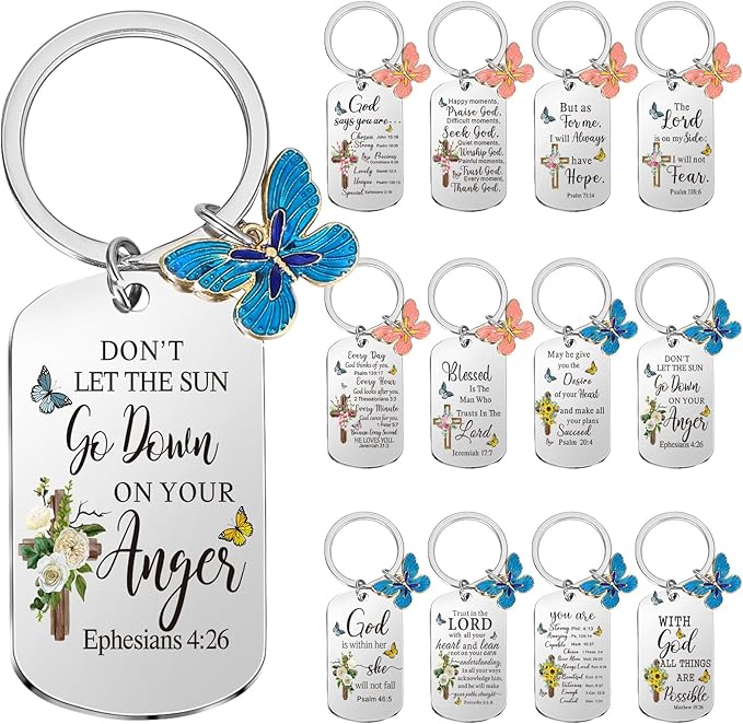 Bible Verse Keychain