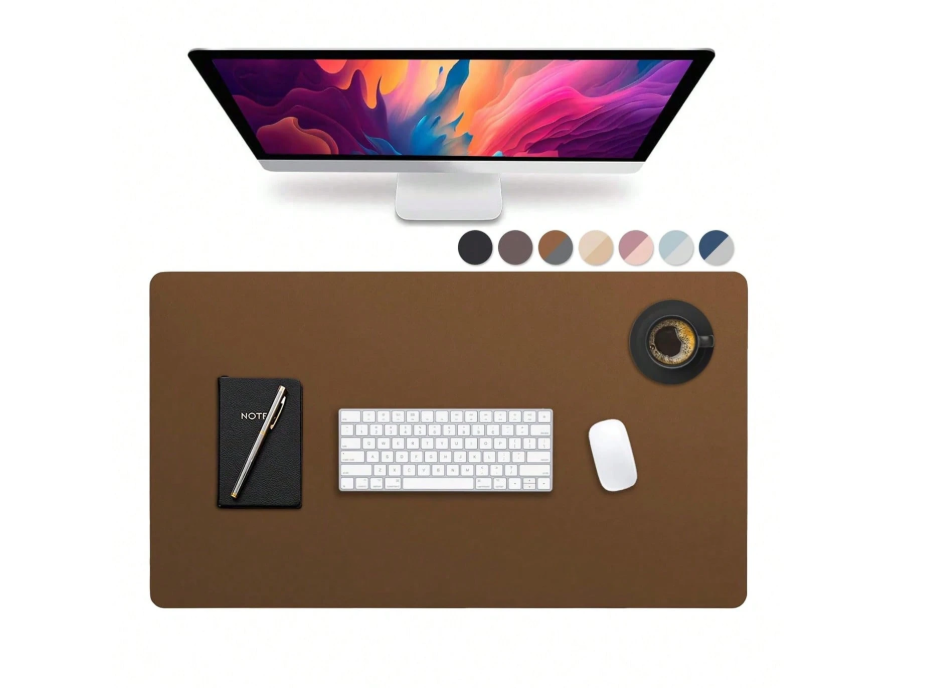 Large PU Leather Desk Mat