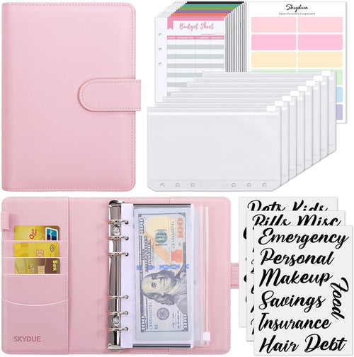 Budget Binder with Cash Envelopes and Expense Sheets