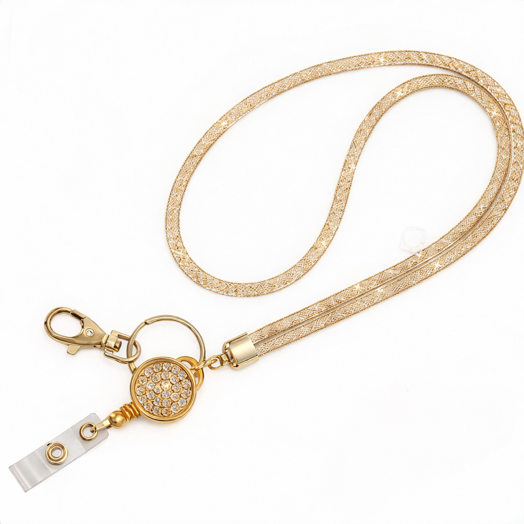 Sparkly Rhinestone Lanyard