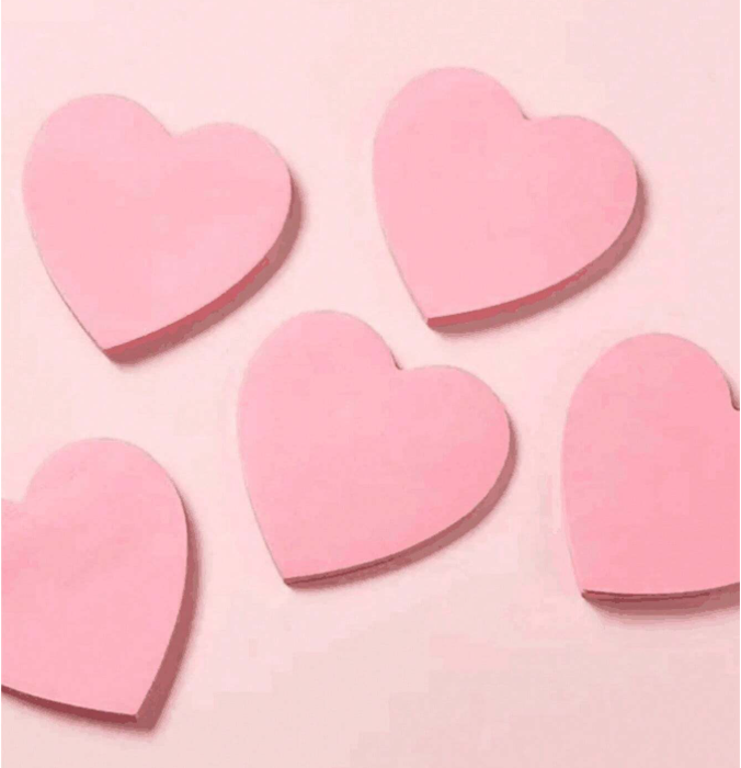 Heart Sticky Notes