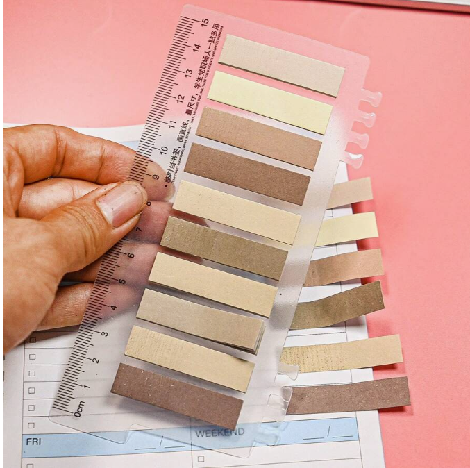 200pcs Gradient Color Sticky Notes – Page Markers & Organizer Tabs