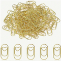 100pcs Mini Gold Heart Paper Clips – Cute Office &amp; Study Supplies