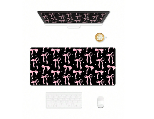 Black Bow Kawaii Mouse Pad Desk Mat
