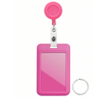 Solid Color Retractable ID Card Holder