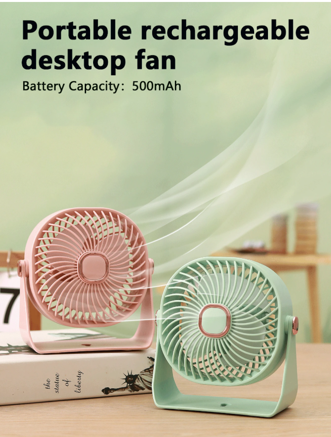 Small Clip-On 360° Portable Fan