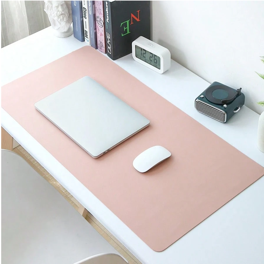 Leather Desktop Mouse Pad & Keyboard Mat