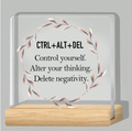 Acrylic desk sign