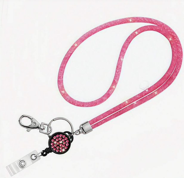 Sparkly Rhinestone Lanyard
