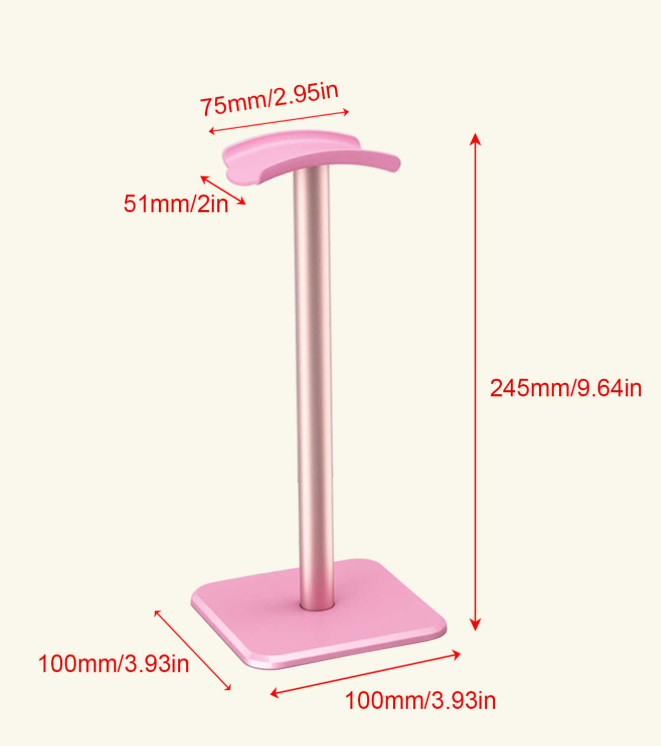 Detachable Desktop Headset Storage Rack