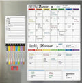 Magnetic Dry Erase Calendar Whiteboard Set (3-Pack)