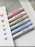 6 Piece Morandi Aesthetic Motivational Gel Ink Pen Set