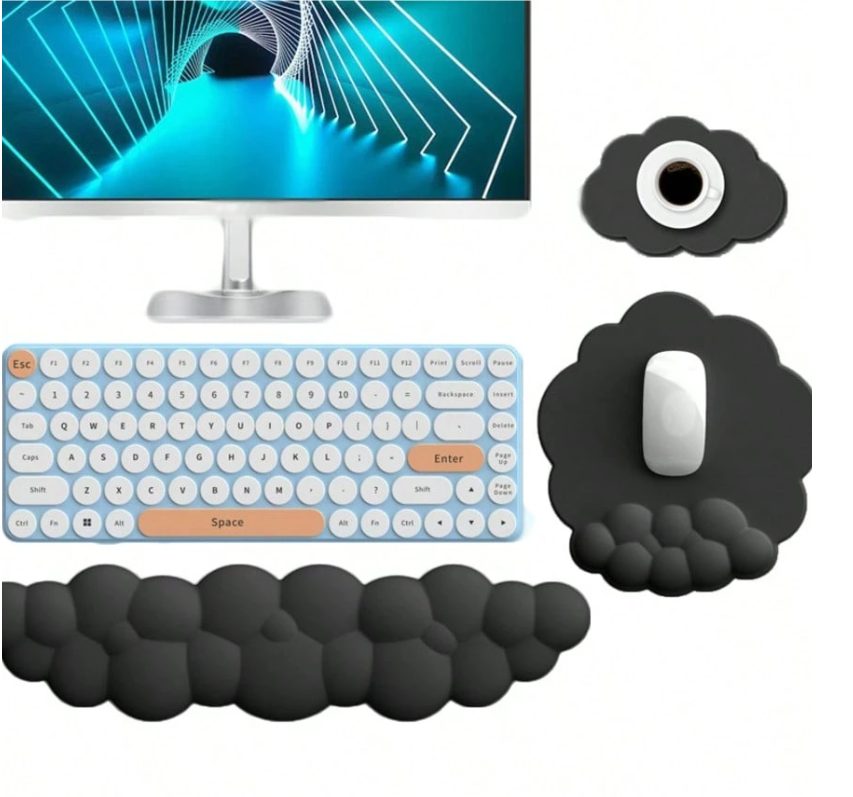 3PCS Cloud Wrist Rest Set